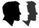 face ALL COLOURS, BACKGROUNDS, PROFESSIONS WELCOME Icon